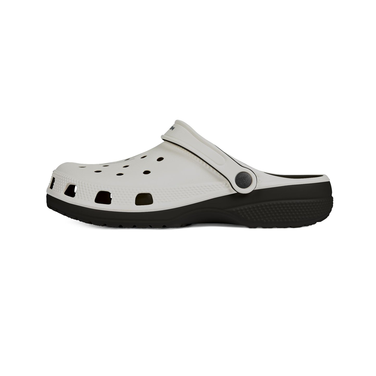 White EVA Foam Clogs — Lightweight Slip - On Garden & Beach Shoes - MetroGrit