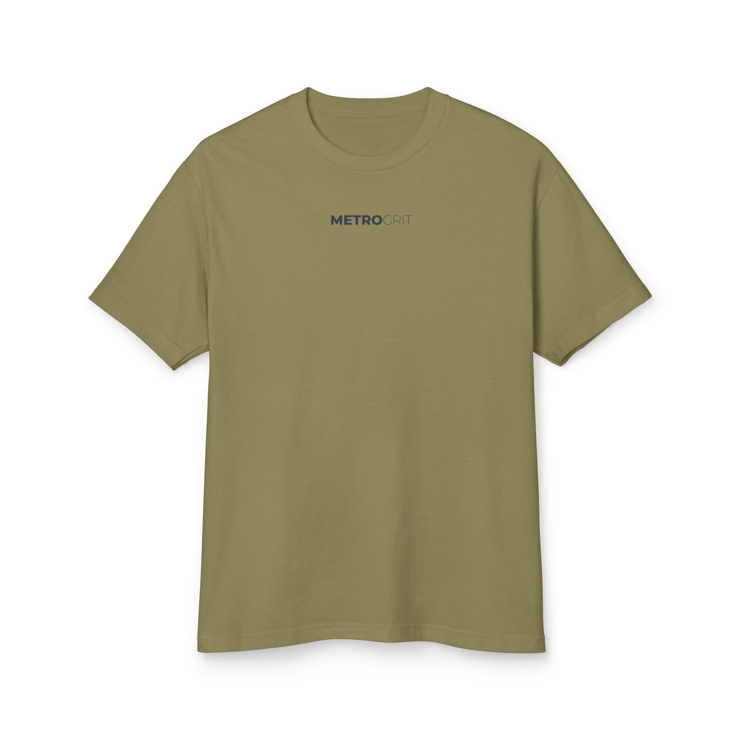 Metro Club Minimalist Graphic Tee — Garment-Dyed Heavyweight Cotton