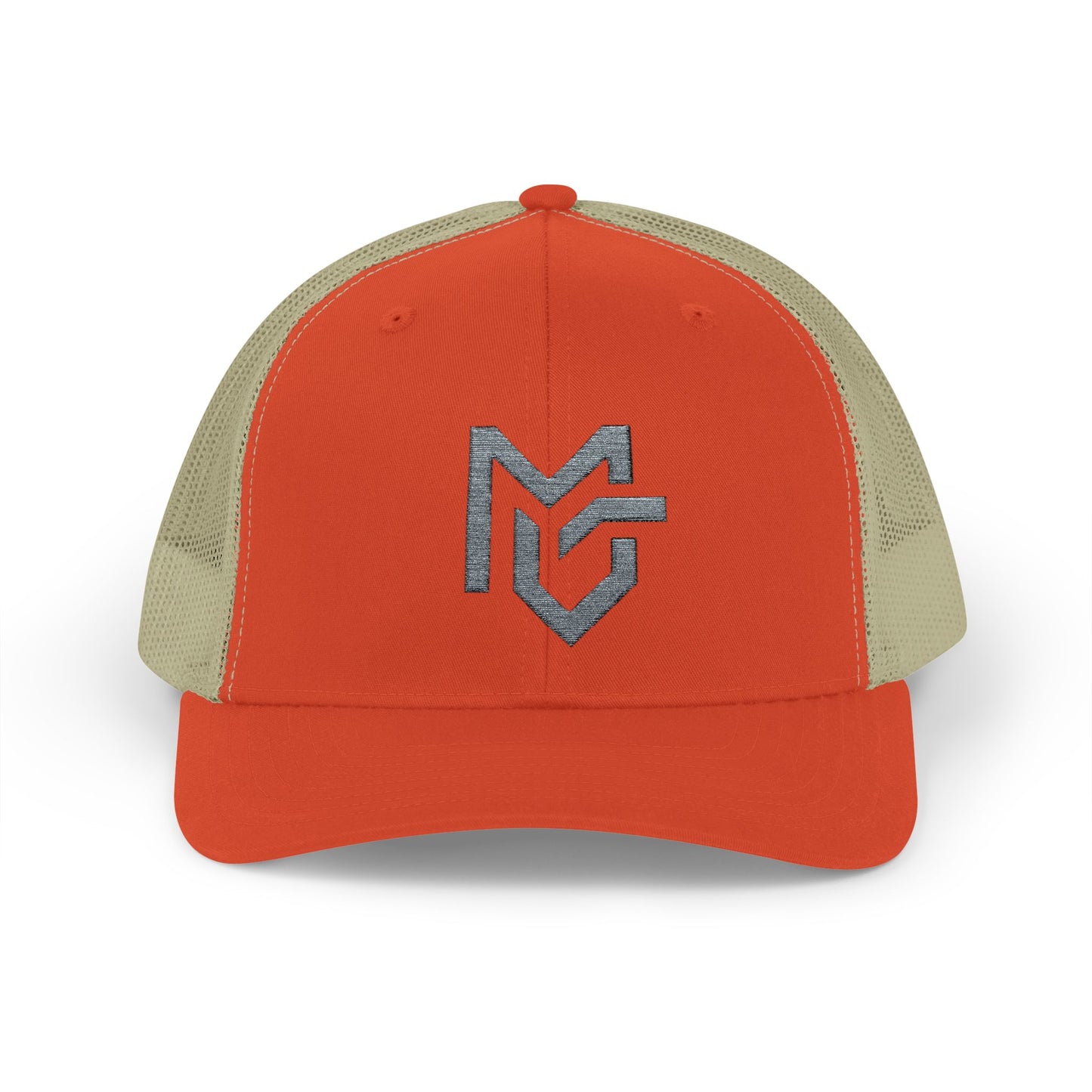 MG Logo Snapback Trucker Cap — Mesh Back Baseball Hat