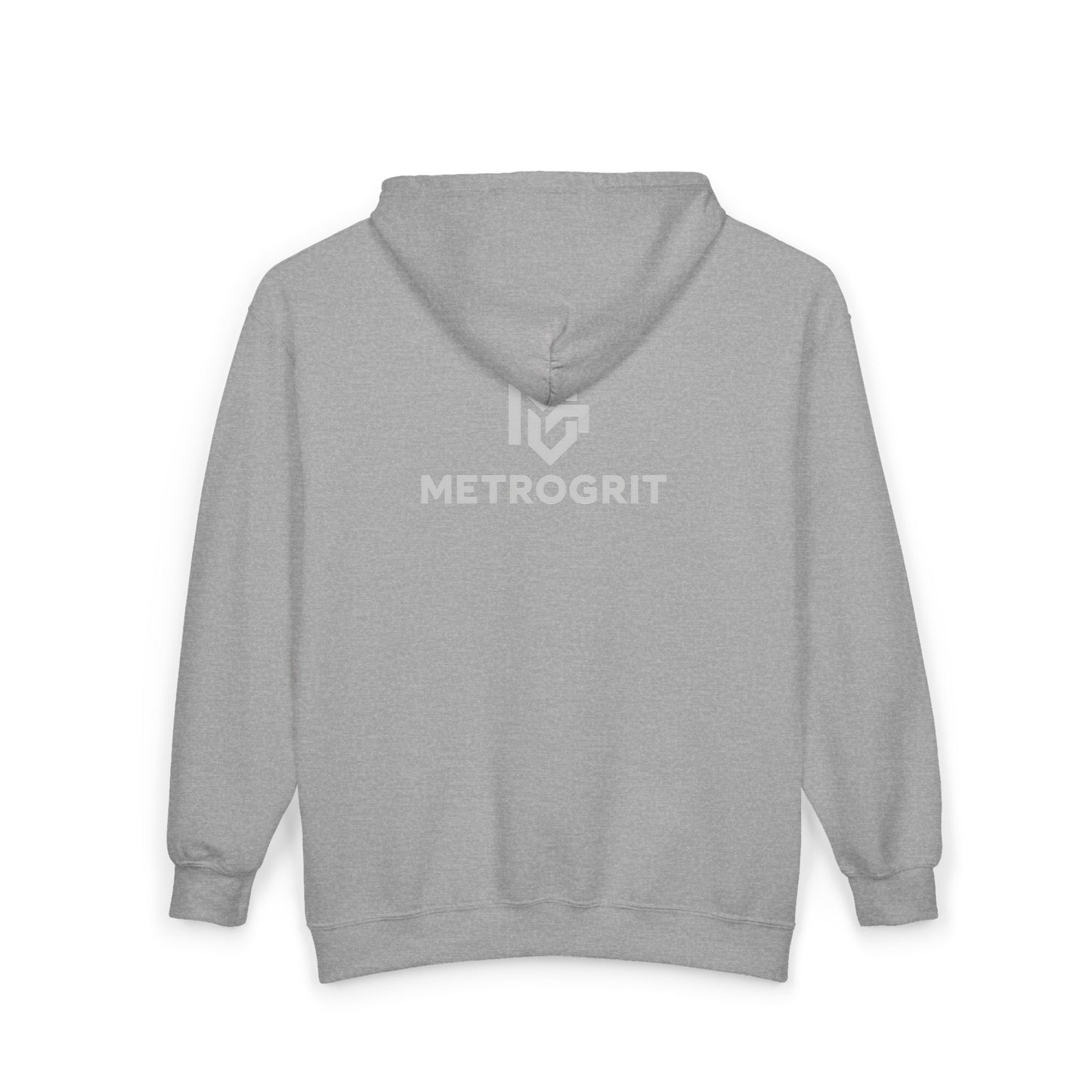 MetroGrit Full - Zip Hoodie — Logo Zip - Up Sweatshirt - MetroGrit