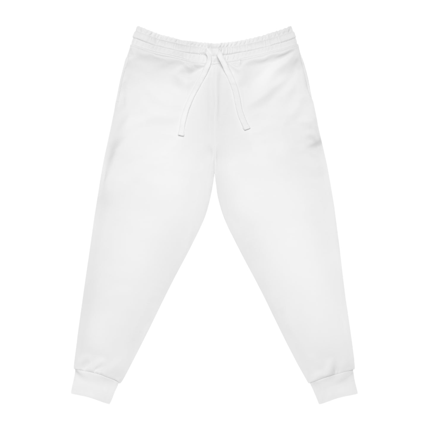White Athletic Joggers — Slim Fit Casual & Workout Sweatpants - MetroGrit