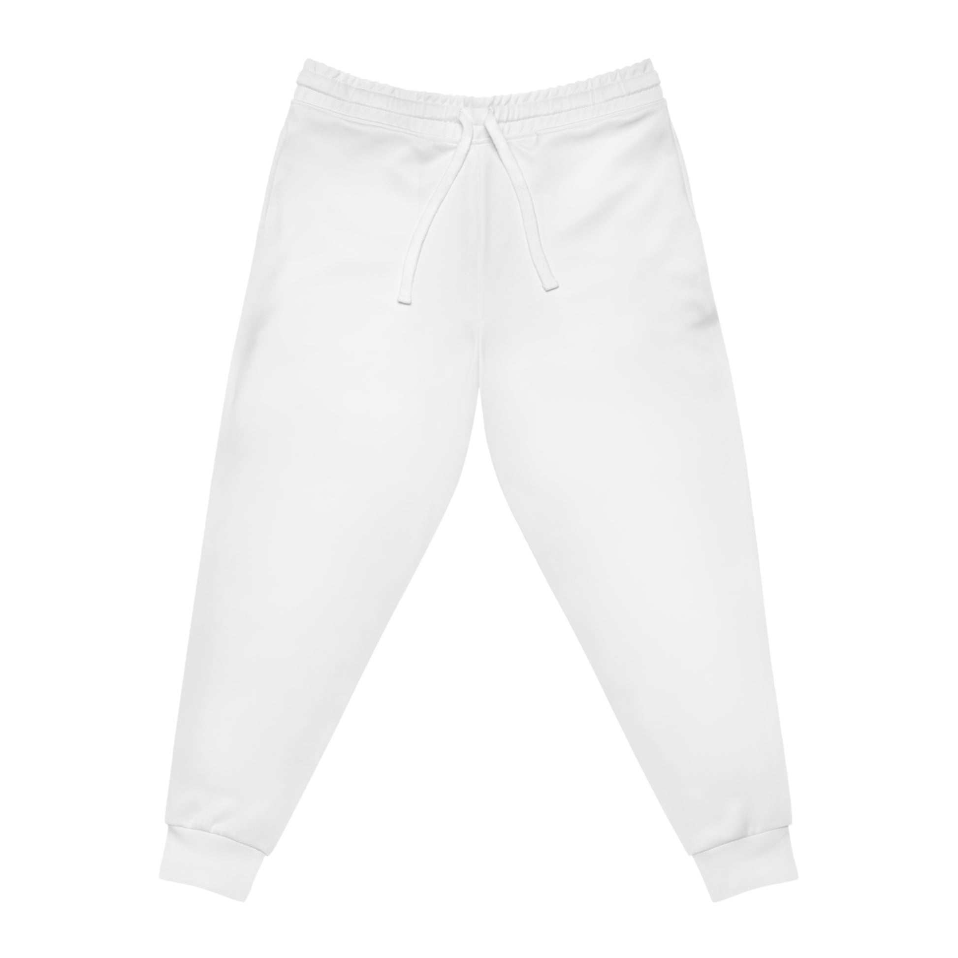 White Athletic Joggers — Slim Fit Casual & Workout Sweatpants - MetroGrit
