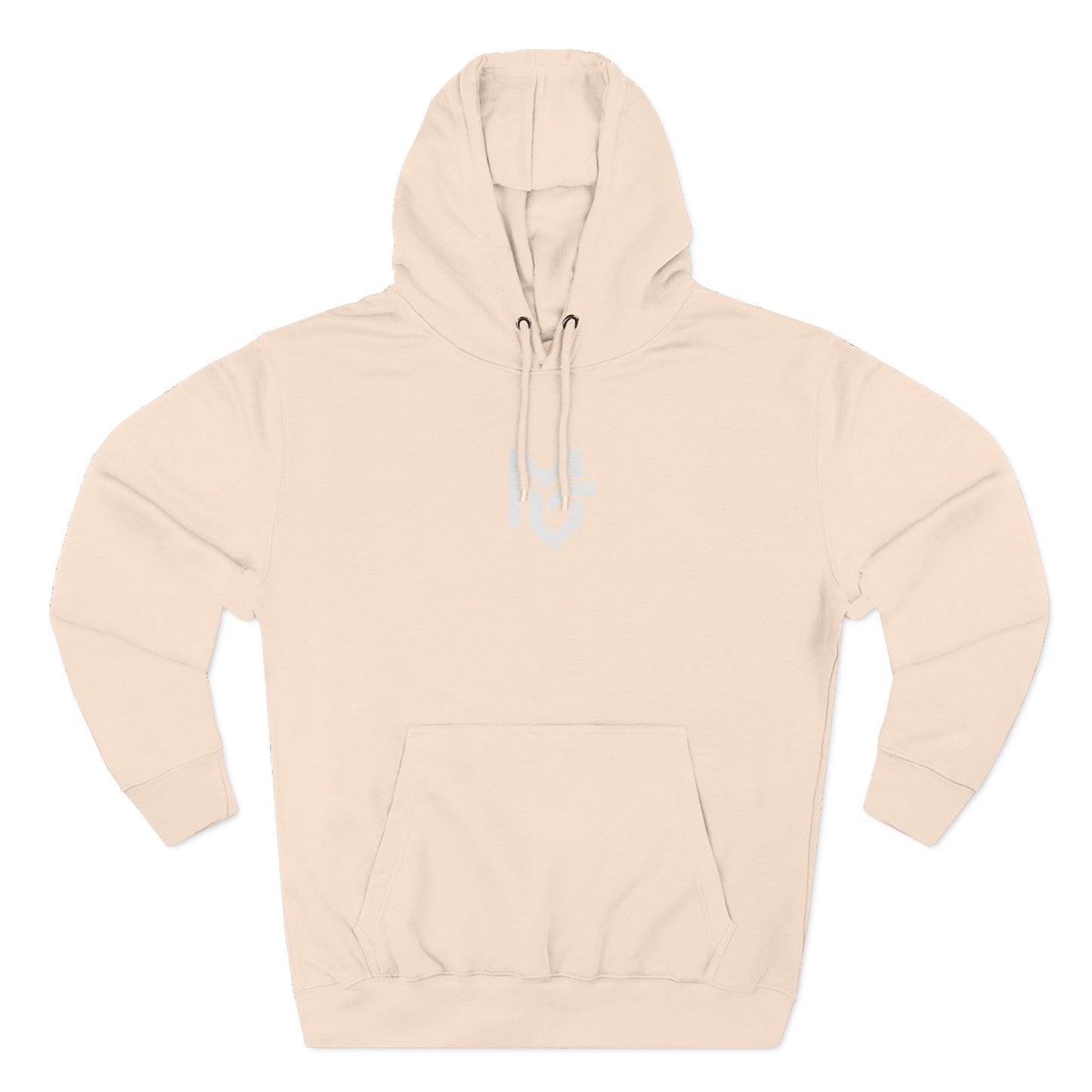 Three-Panel Fleece Hoodie — Classic Cozy Pullover Hoodie