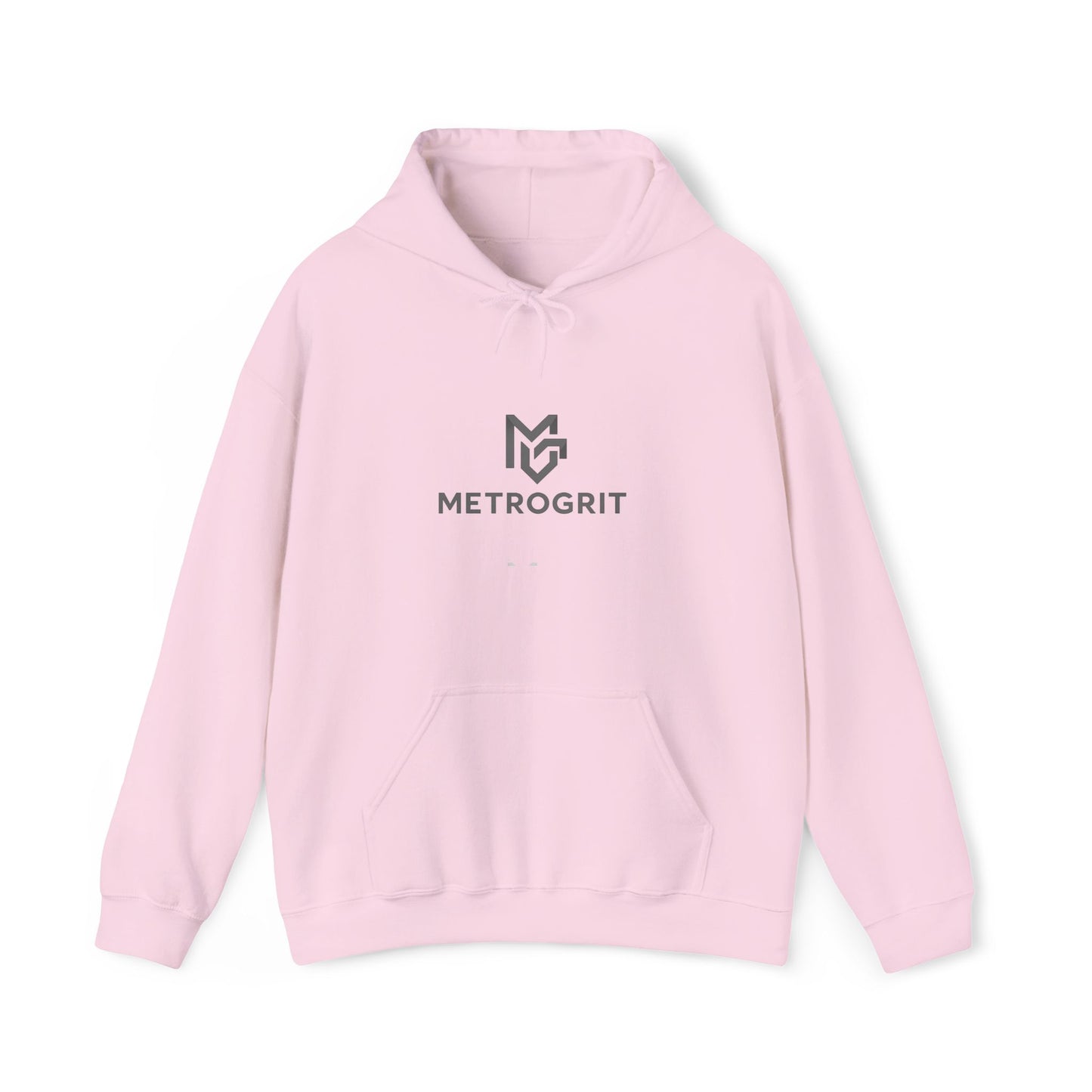 MetroGrit Logo Hoodie | Minimal Brand Logo Pullover