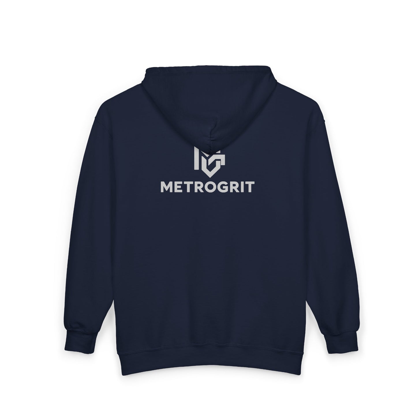 MetroGrit Full - Zip Hoodie — Logo Zip - Up Sweatshirt - MetroGrit