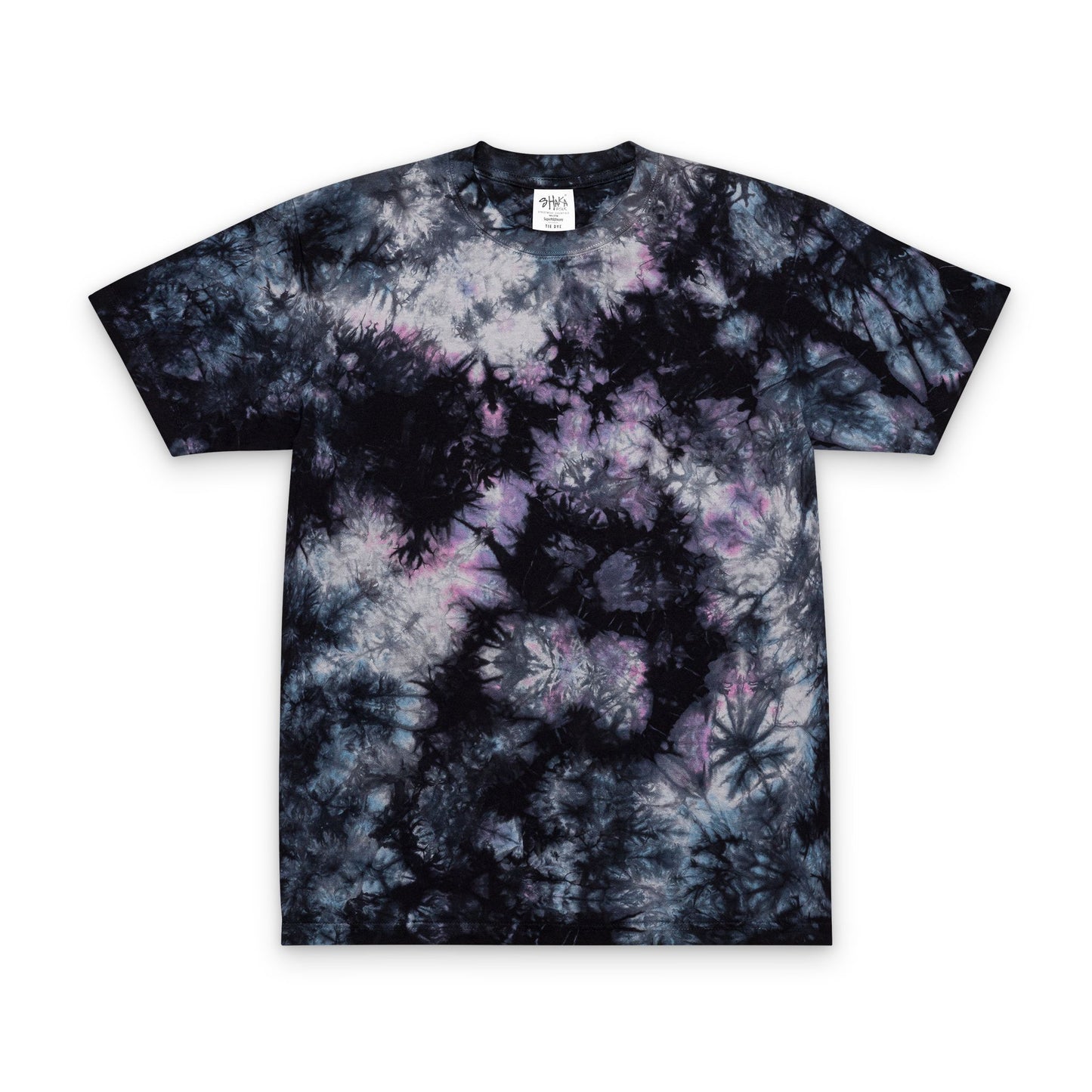 Tie - Dye Spiral Tee — Oversized Embroidered Rainbow T-Shirt - MetroGrit