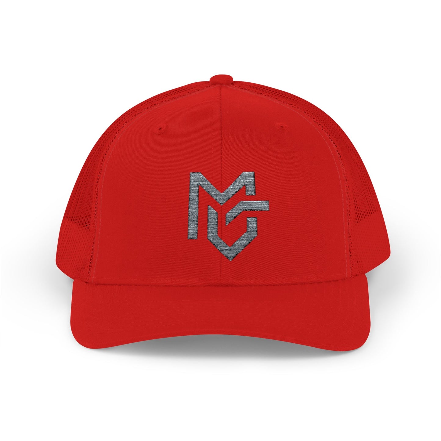 MG Logo Snapback Trucker Cap — Mesh Back Baseball Hat