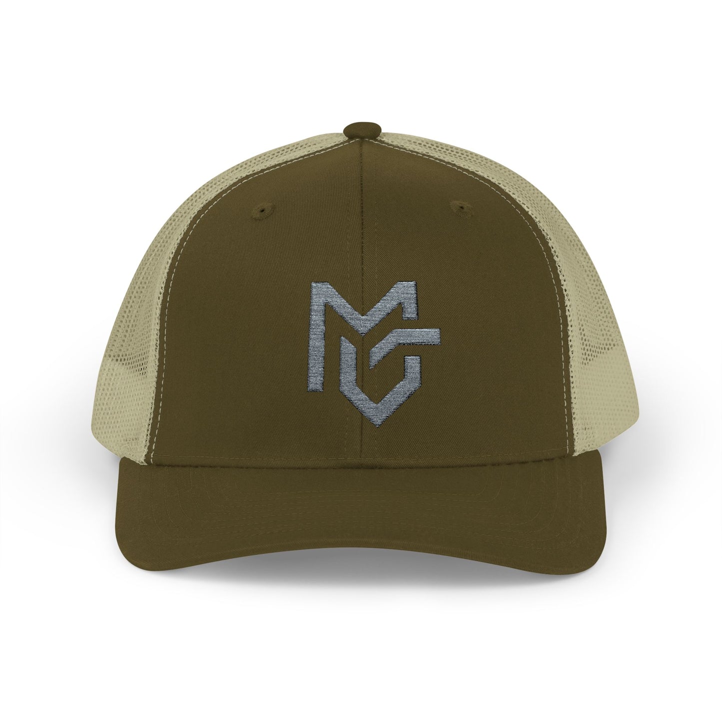 MG Logo Snapback Trucker Cap — Mesh Back Baseball Hat