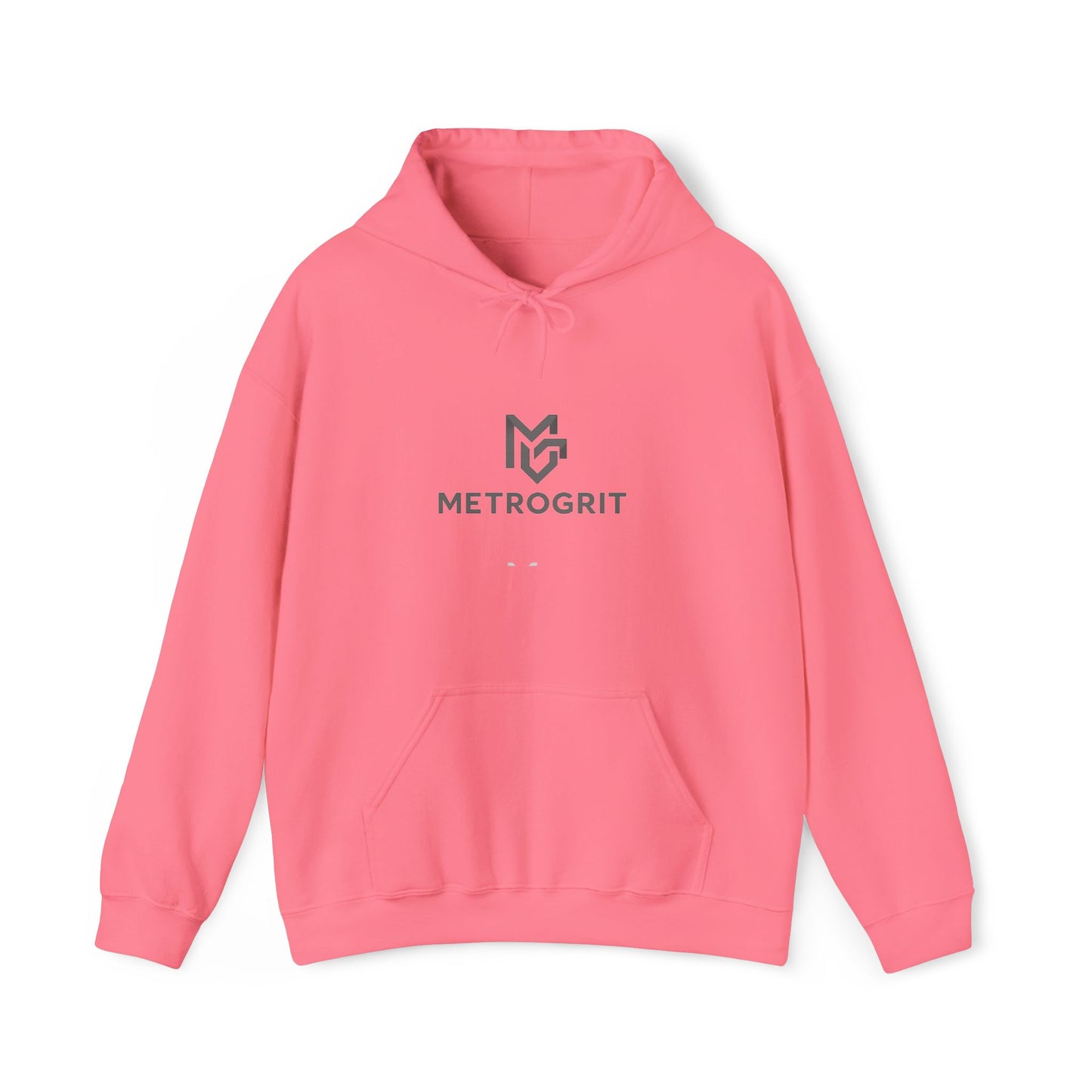 MetroGrit Logo Hoodie | Minimal Brand Logo Pullover