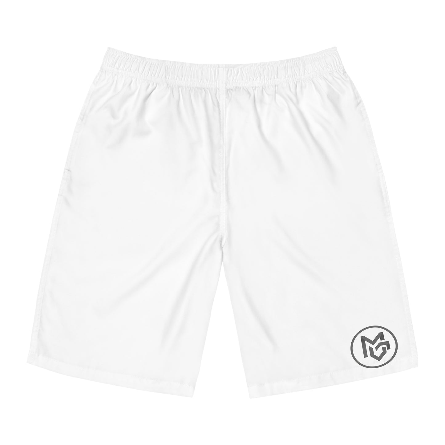 Men's Board Shorts — Subtle MG Logo Swim Trunks - MetroGrit