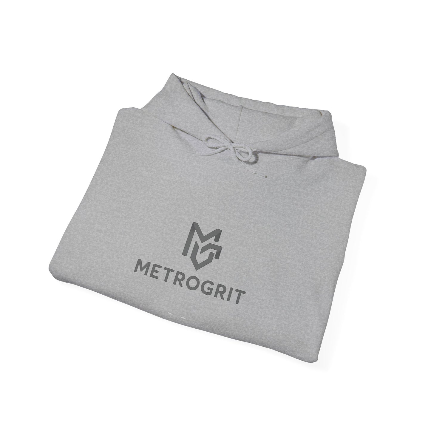 MetroGrit Logo Hoodie | Minimal Brand Logo Pullover