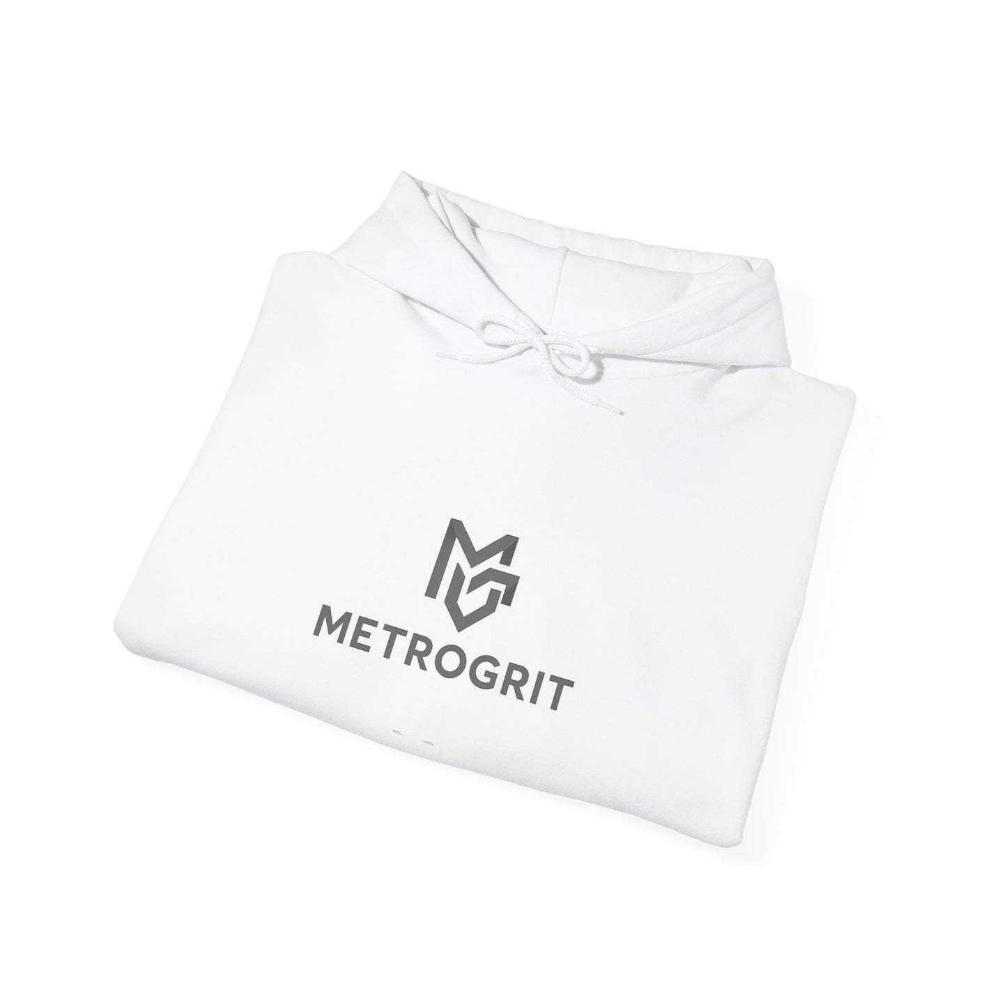 MetroGrit Logo Hoodie | Minimal Brand Logo Pullover - MetroGrit