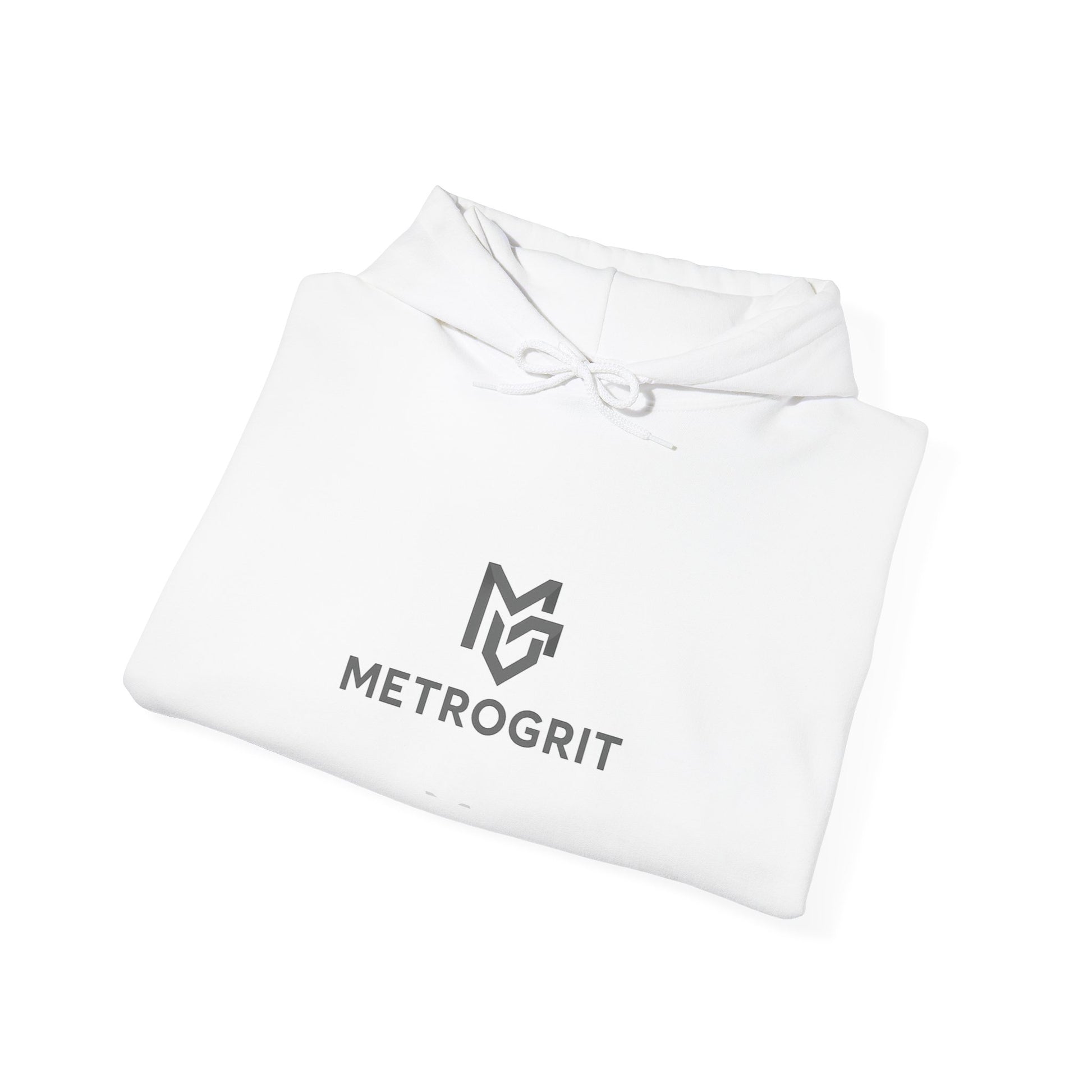 MetroGrit Logo Hoodie | Minimal Brand Logo Pullover - MetroGrit