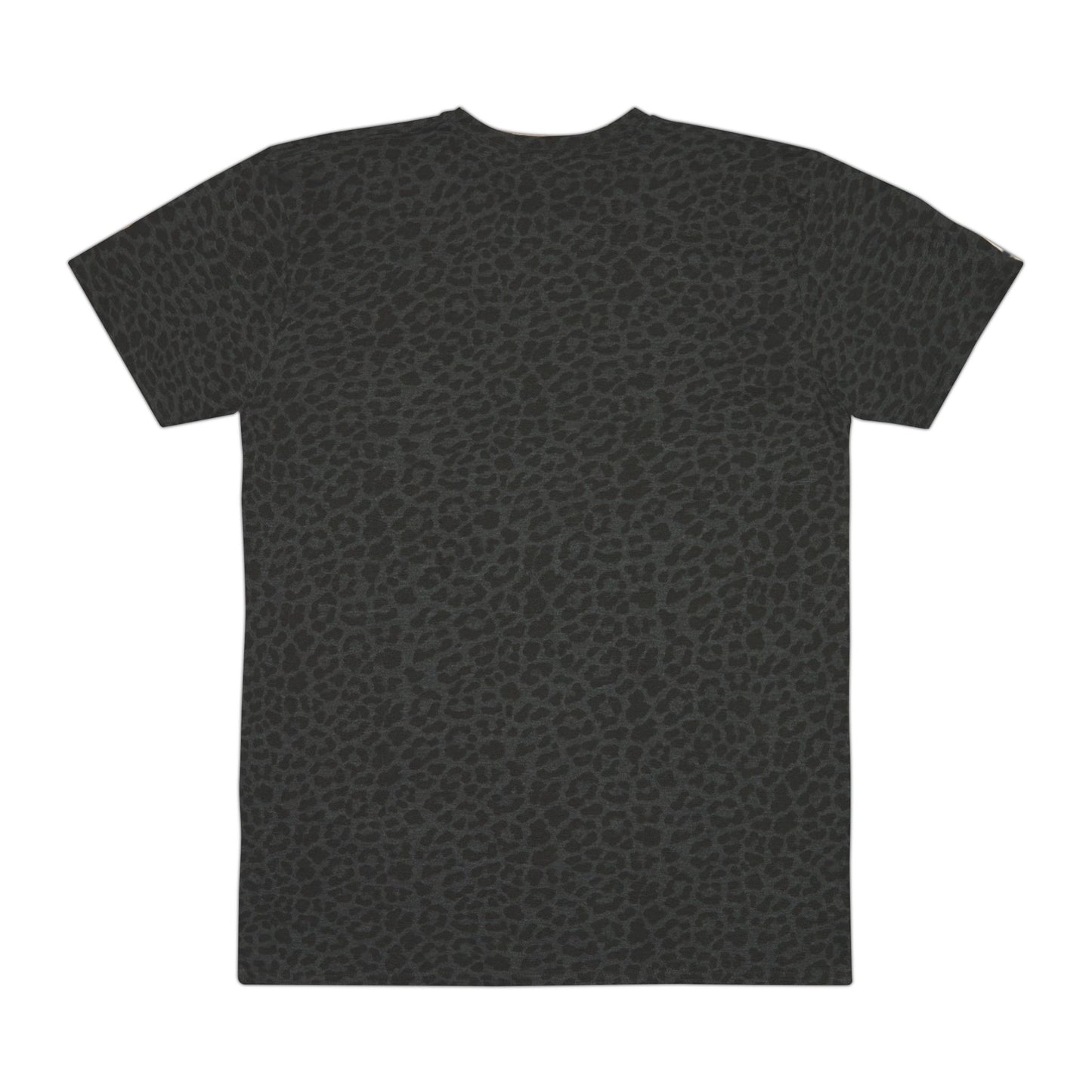 Men's Leopard Print Logo Tee — Subtle Monogram Graphic T-Shirt - MetroGrit