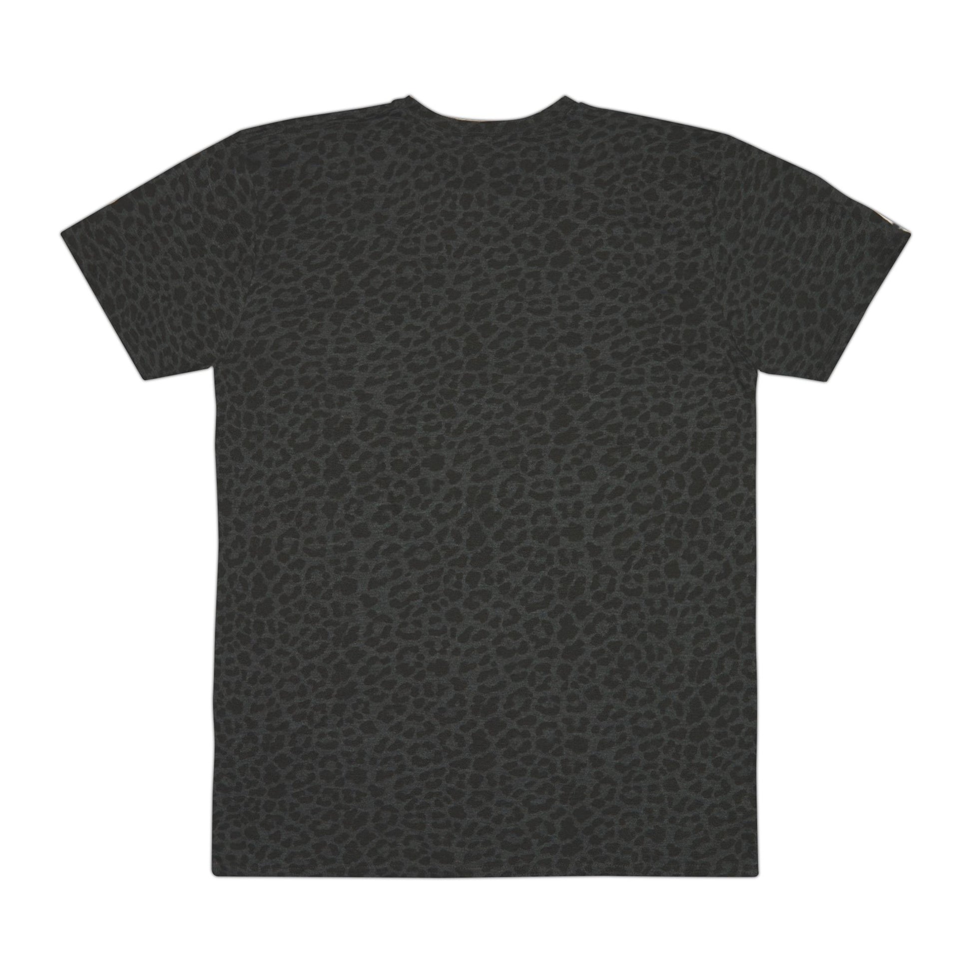 Men's Leopard Print Logo Tee — Subtle Monogram Graphic T-Shirt - MetroGrit