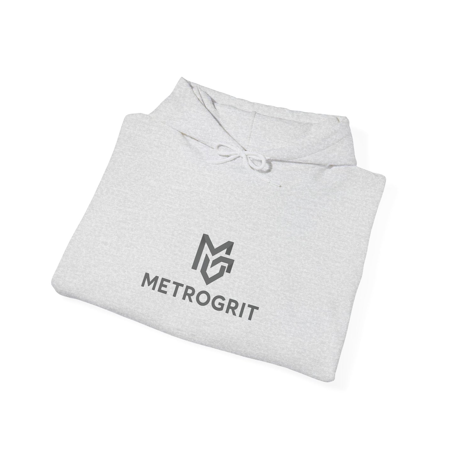 MetroGrit Logo Hoodie | Minimal Brand Logo Pullover - MetroGrit