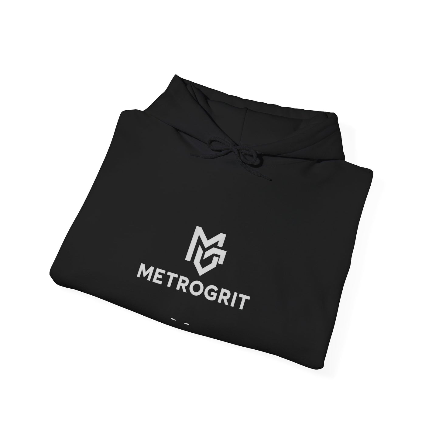 MetroGrit Logo Hoodie | Minimal Brand Logo Pullover