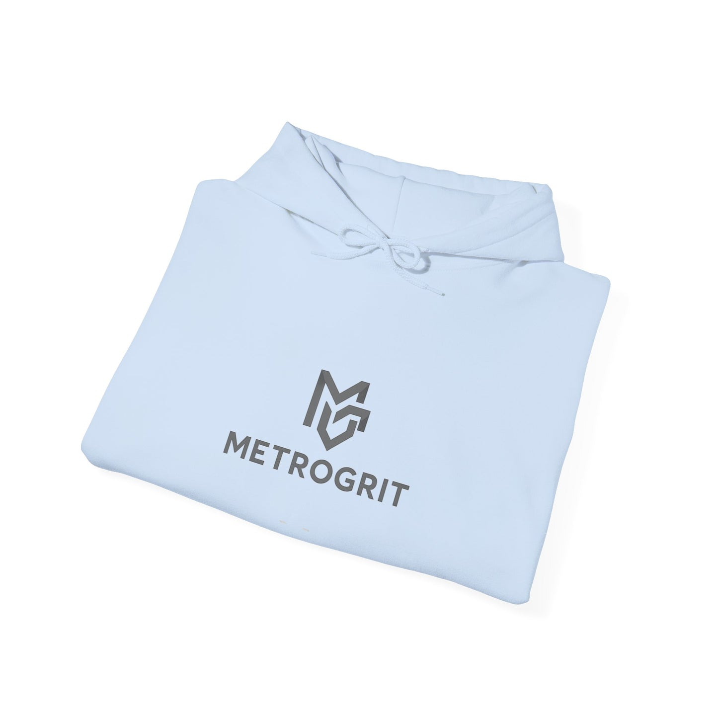 MetroGrit Logo Hoodie | Minimal Brand Logo Pullover