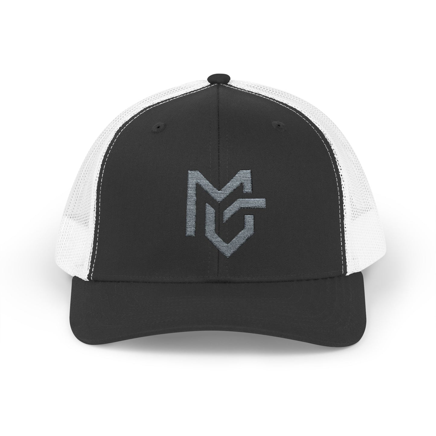 MG Logo Snapback Trucker Cap — Mesh Back Baseball Hat