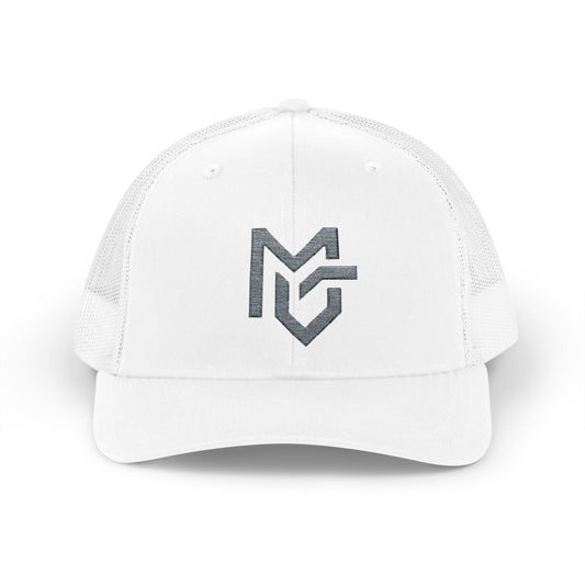MG Logo Snapback Trucker Cap — Mesh Back Baseball Hat - MetroGrit