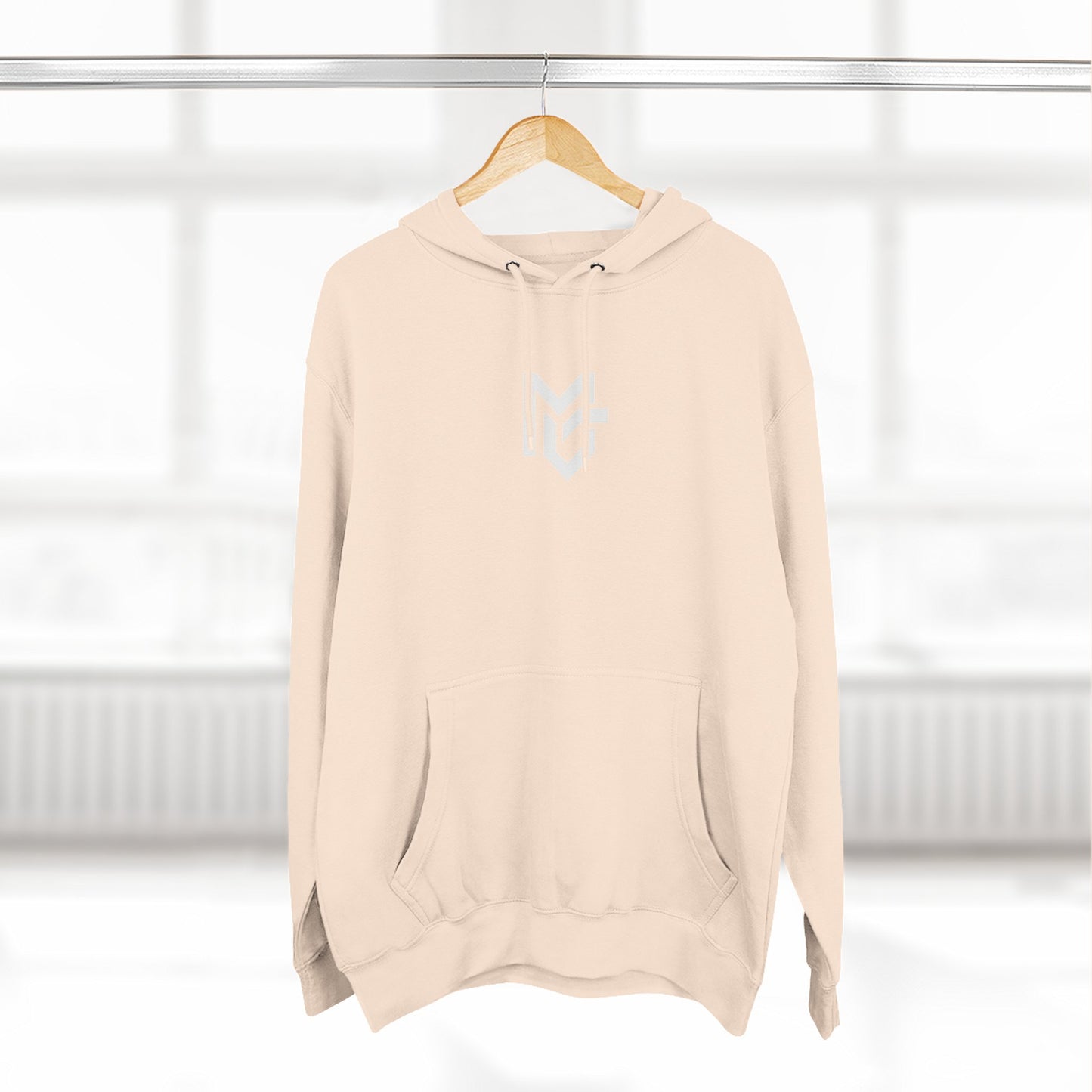 Three-Panel Fleece Hoodie — Classic Cozy Pullover Hoodie