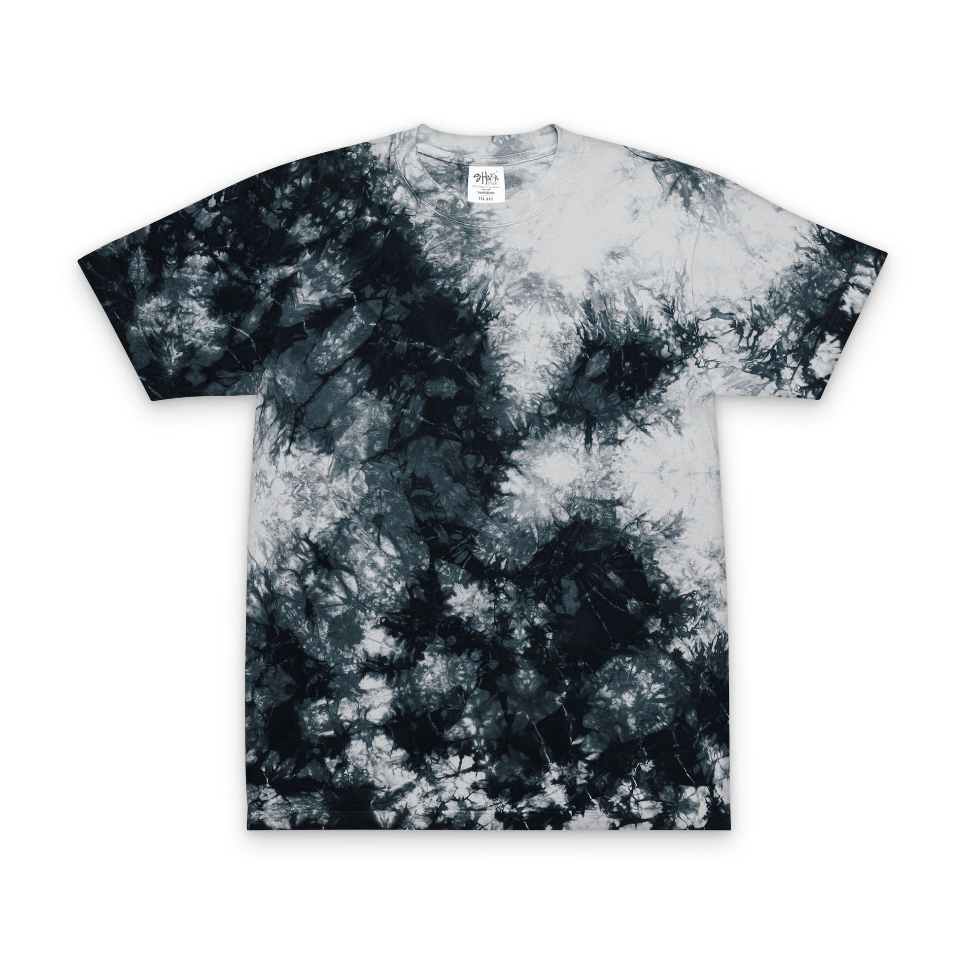 Tie - Dye Spiral Tee — Oversized Embroidered Rainbow T-Shirt - MetroGrit