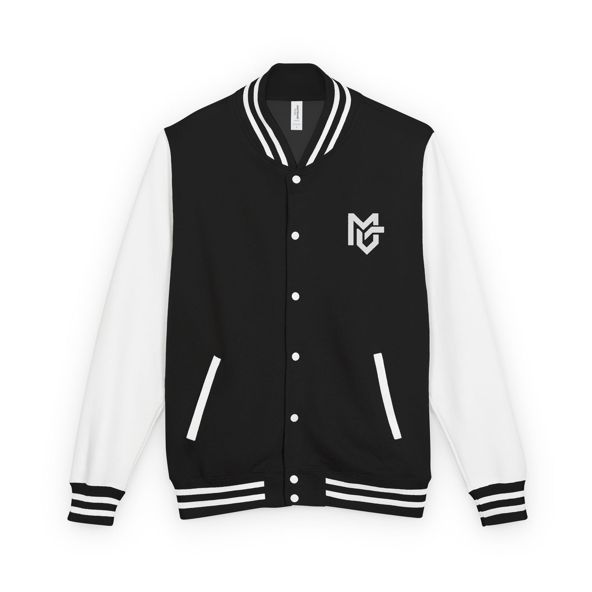Varsity Letterman Jacket — Red & White Classic College Logo Jacket - MetroGrit