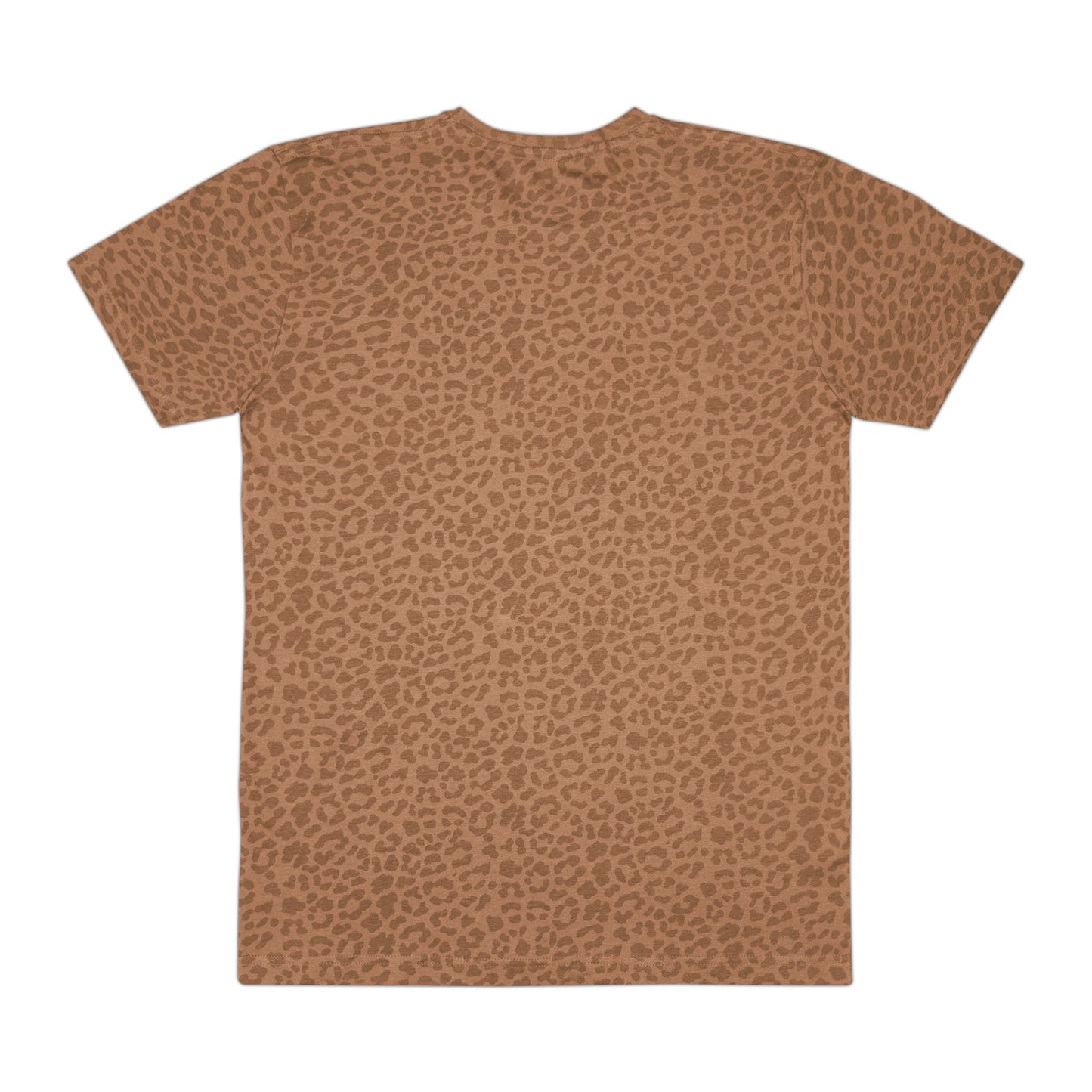Men's Leopard Print Logo Tee — Subtle Monogram Graphic T-Shirt - MetroGrit
