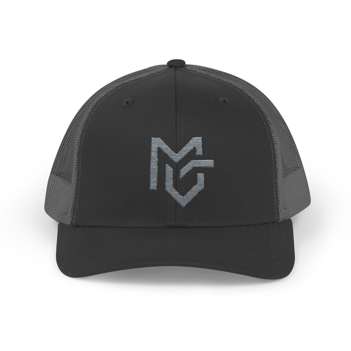 MG Logo Snapback Trucker Cap — Mesh Back Baseball Hat - MetroGrit