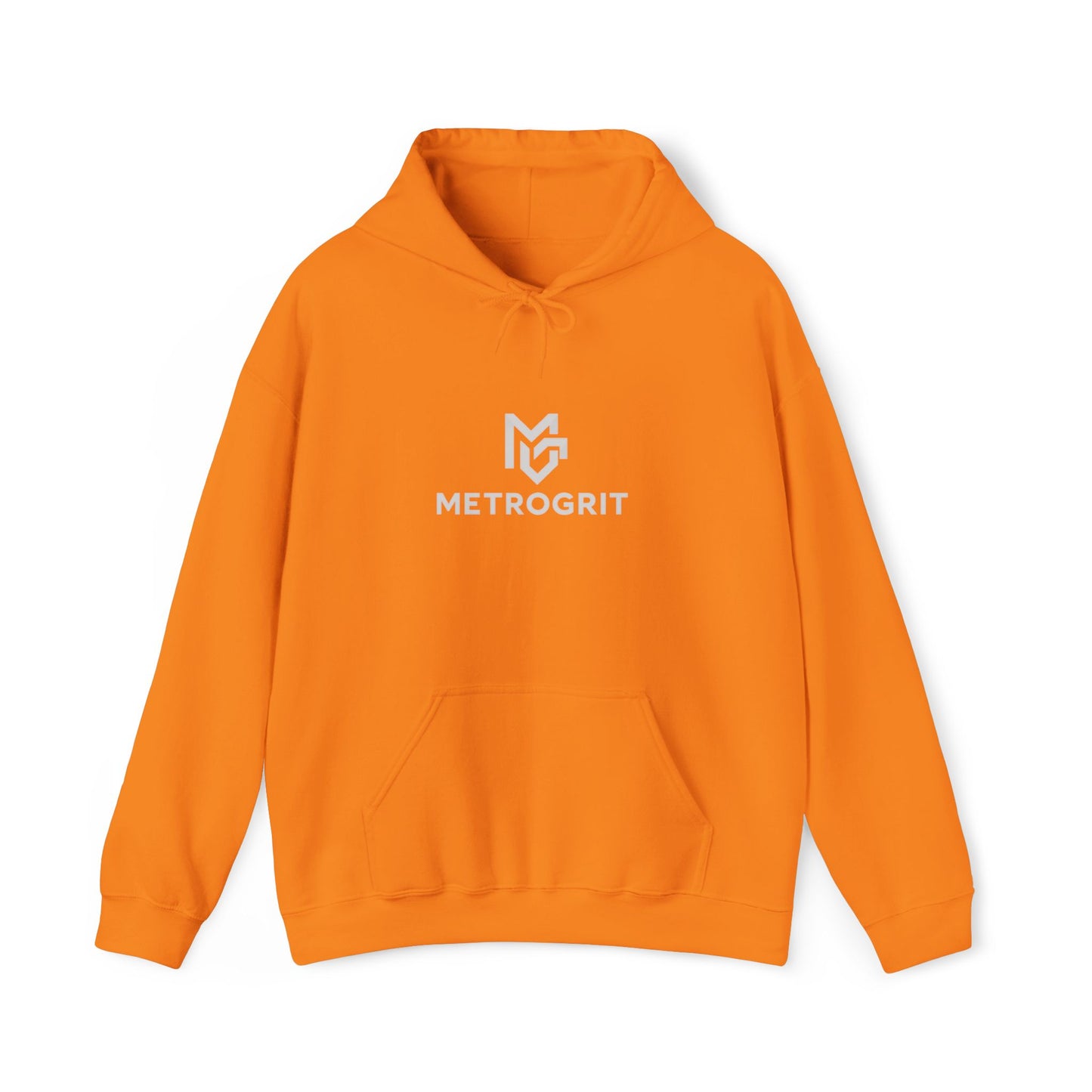 MetroGrit Logo Hoodie | Minimal Brand Logo Pullover - MetroGrit