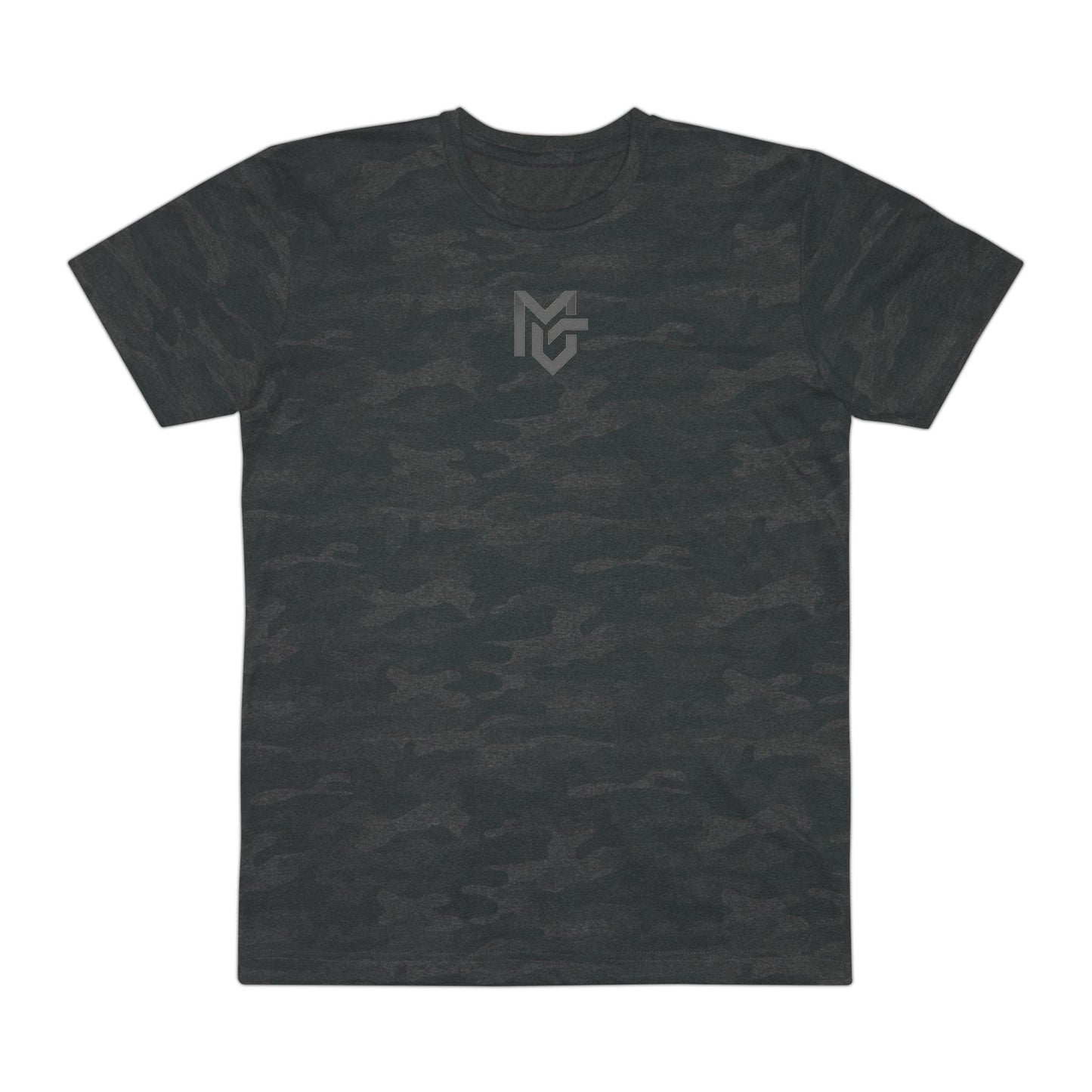 Men's Leopard Print Logo Tee — Subtle Monogram Graphic T-Shirt - MetroGrit