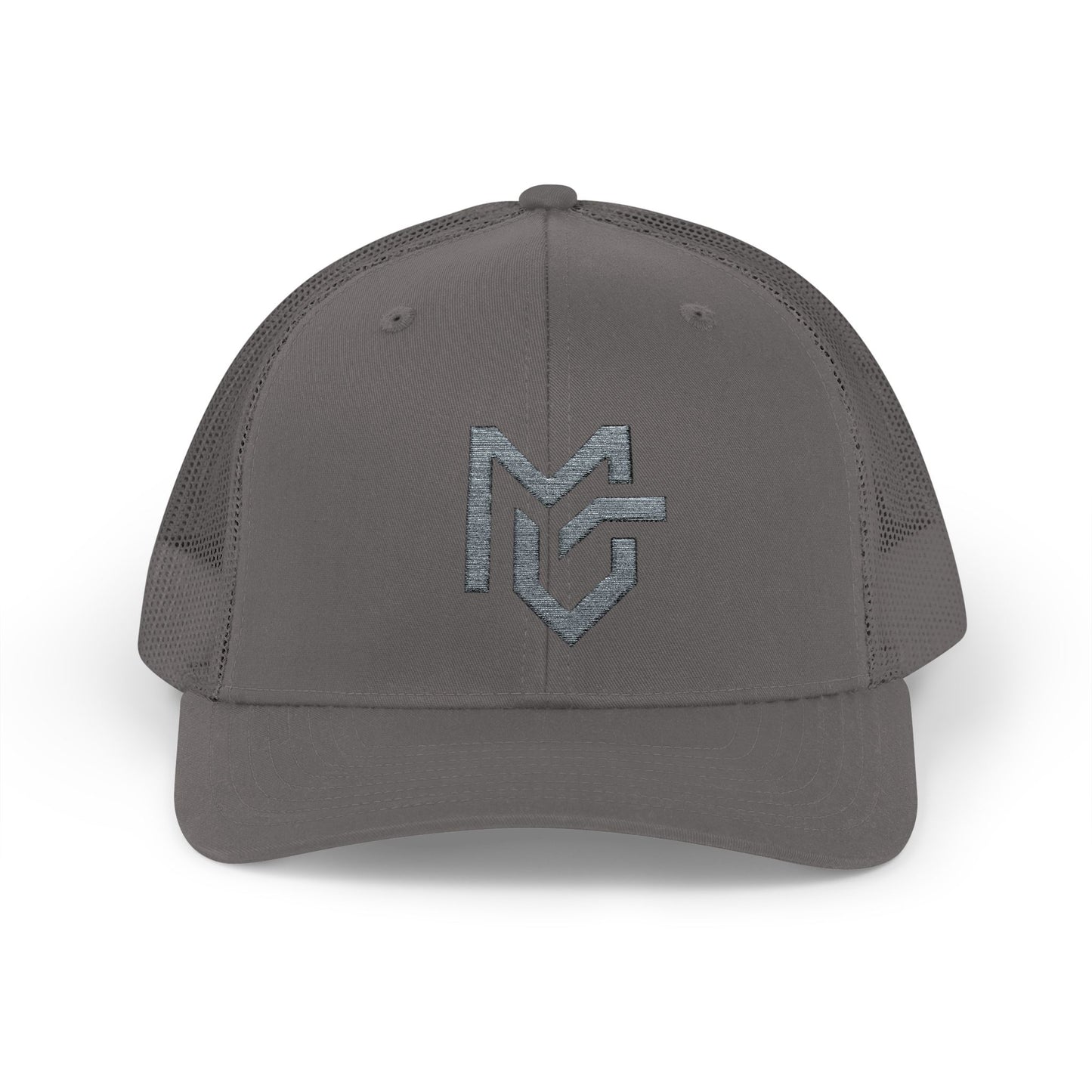 MG Logo Snapback Trucker Cap — Mesh Back Baseball Hat - MetroGrit