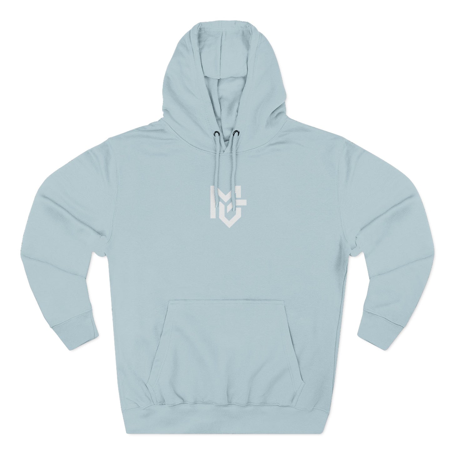 Three-Panel Fleece Hoodie — Classic Cozy Pullover Hoodie