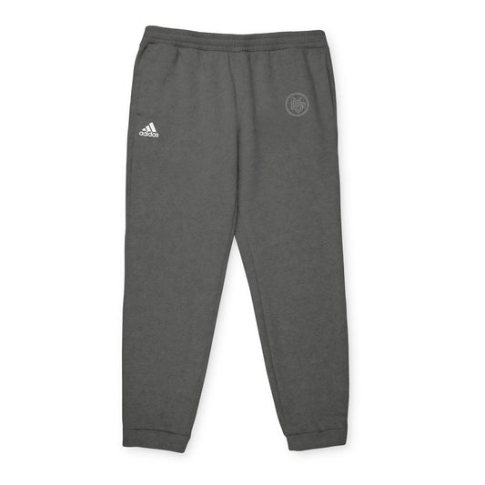 Adidas Grey Fleece Joggers – Comfortable Casual Sweatpants with Logo