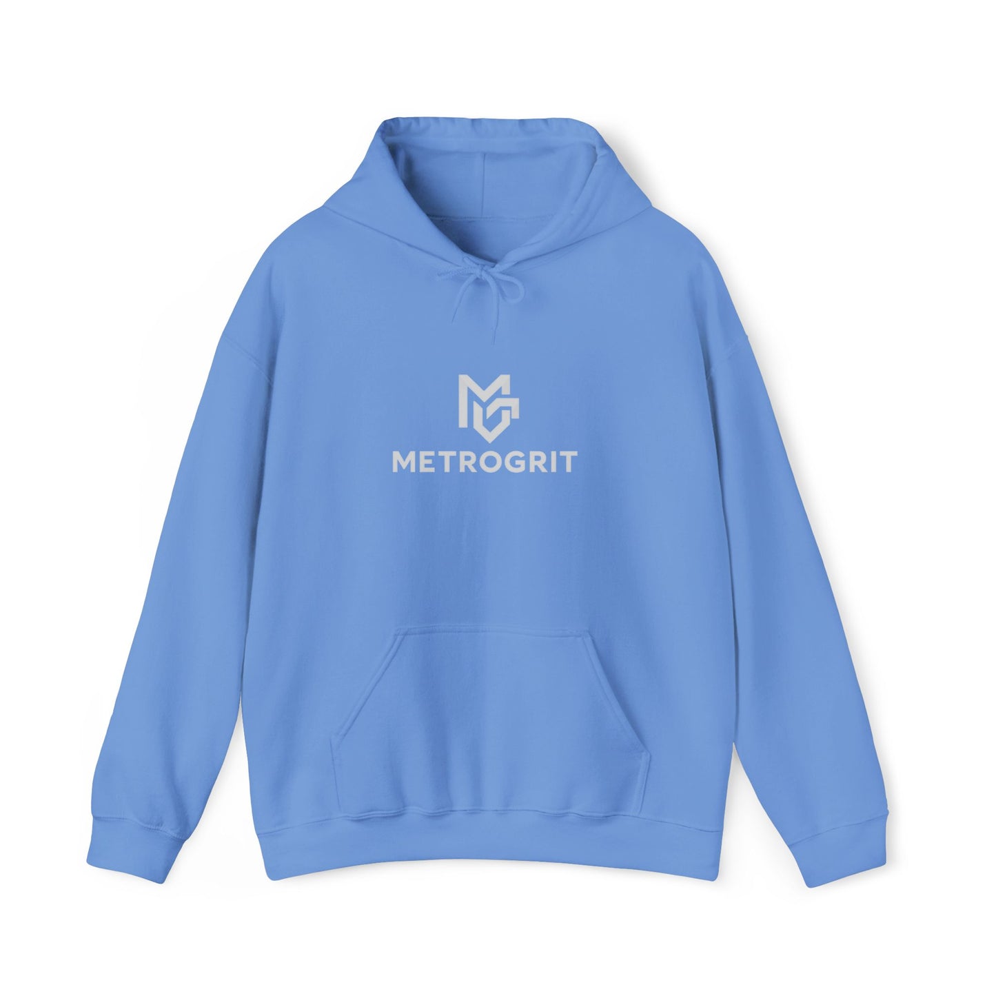 MetroGrit Logo Hoodie | Minimal Brand Logo Pullover - MetroGrit