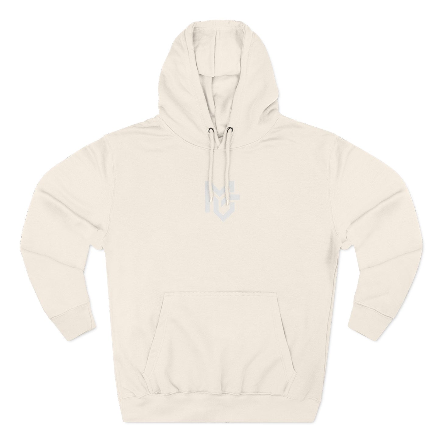 Three - Panel Fleece Hoodie — Classic Cozy Pullover Hoodie - MetroGrit