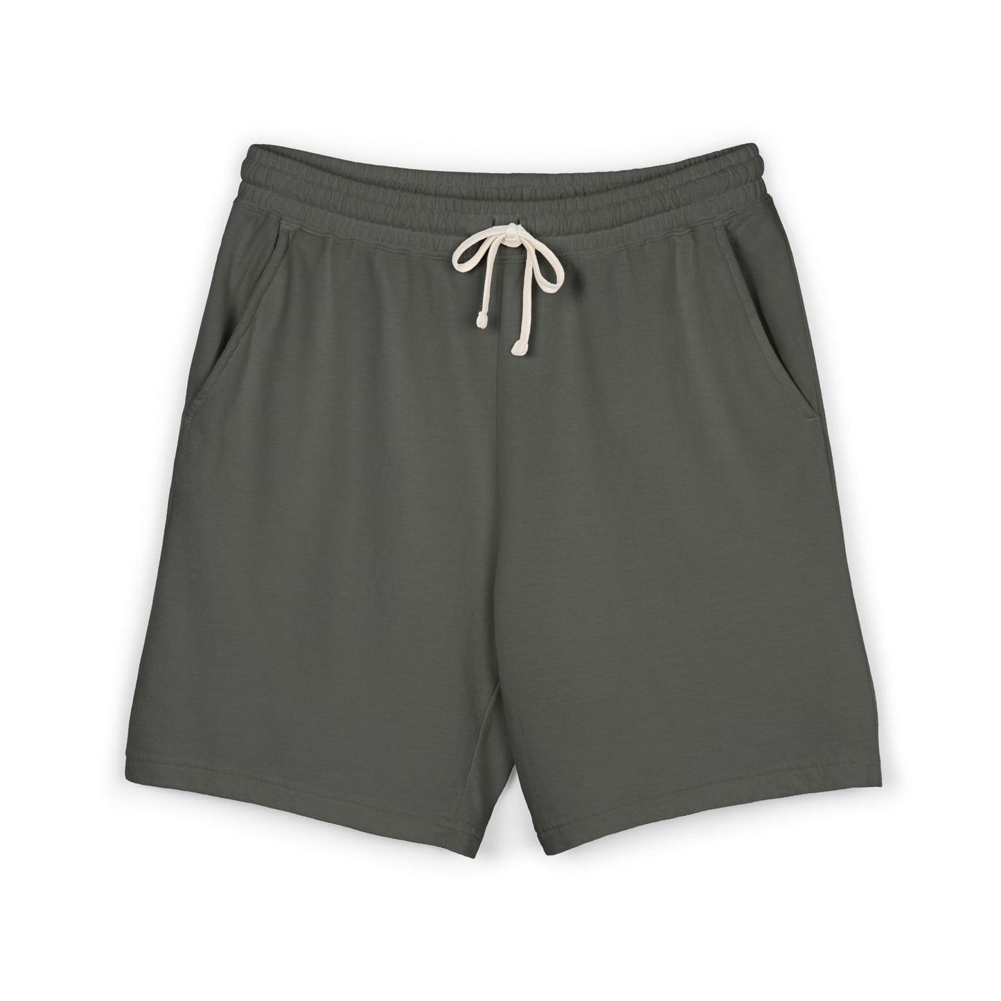 Lightweight Garment - Dyed Fleece Sweat Shorts — Casual Drawstring Lounge Shorts - MetroGrit