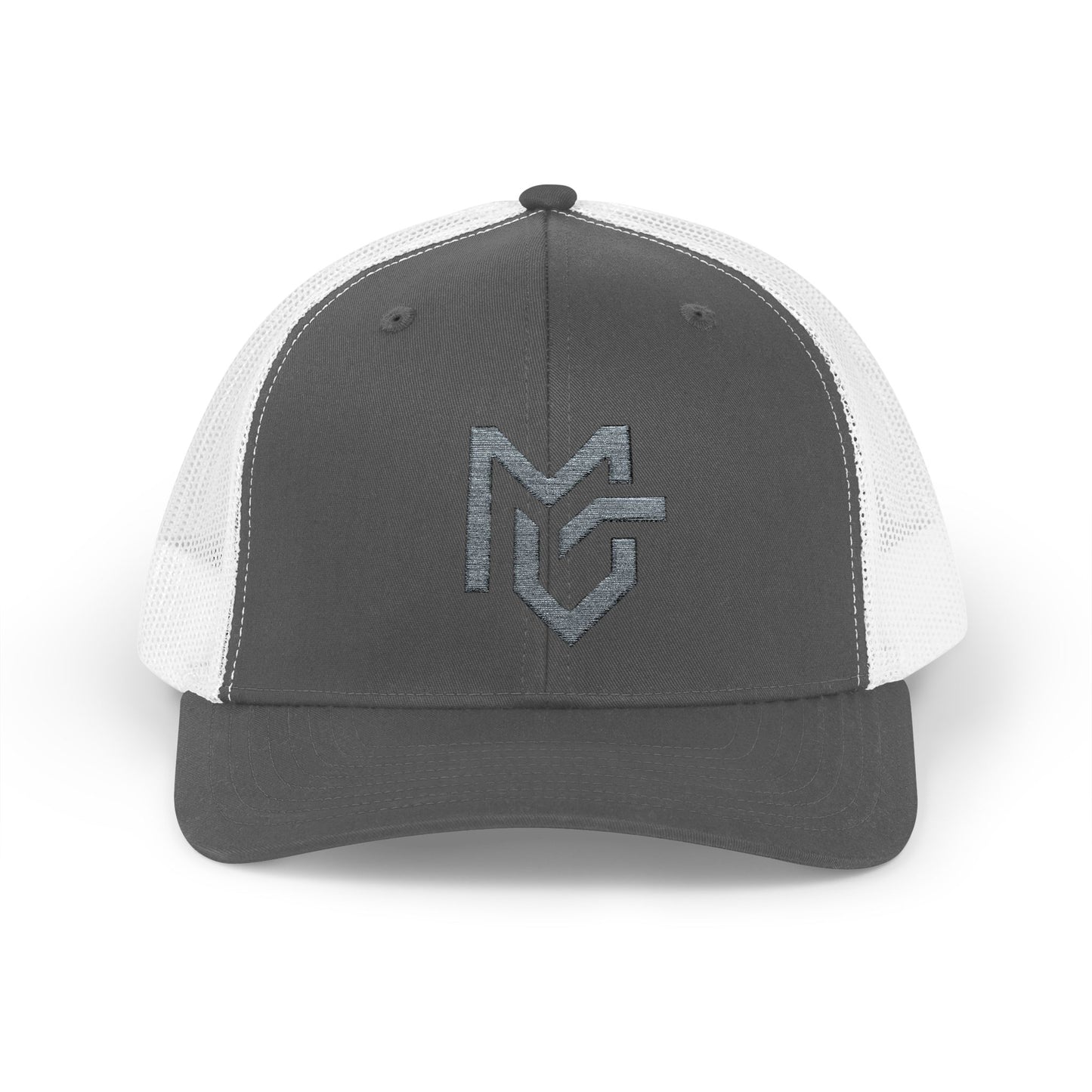 MG Logo Snapback Trucker Cap — Mesh Back Baseball Hat