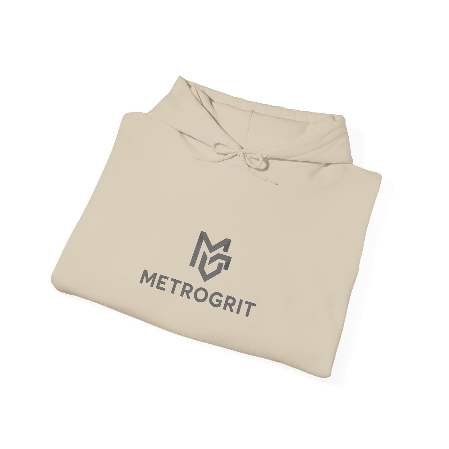 MetroGrit Logo Hoodie | Minimal Brand Logo Pullover