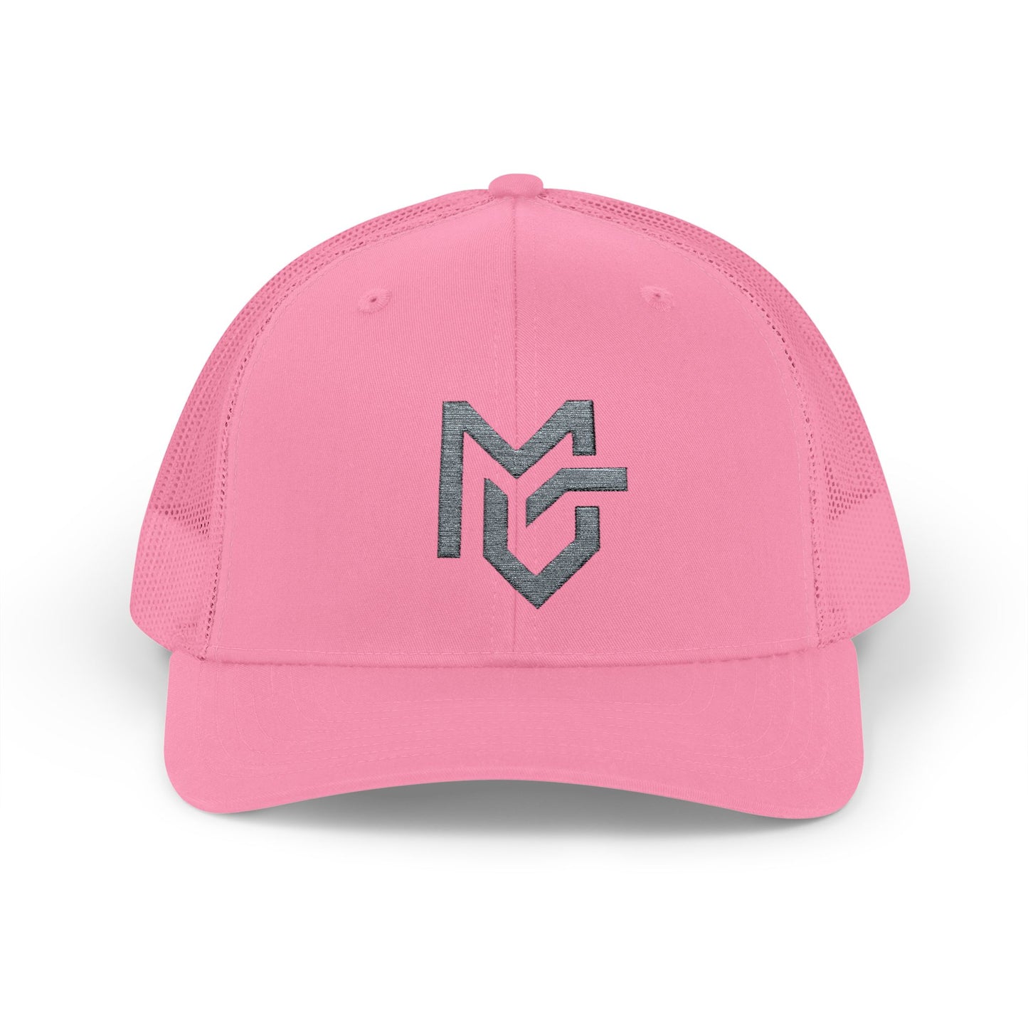 MG Logo Snapback Trucker Cap — Mesh Back Baseball Hat