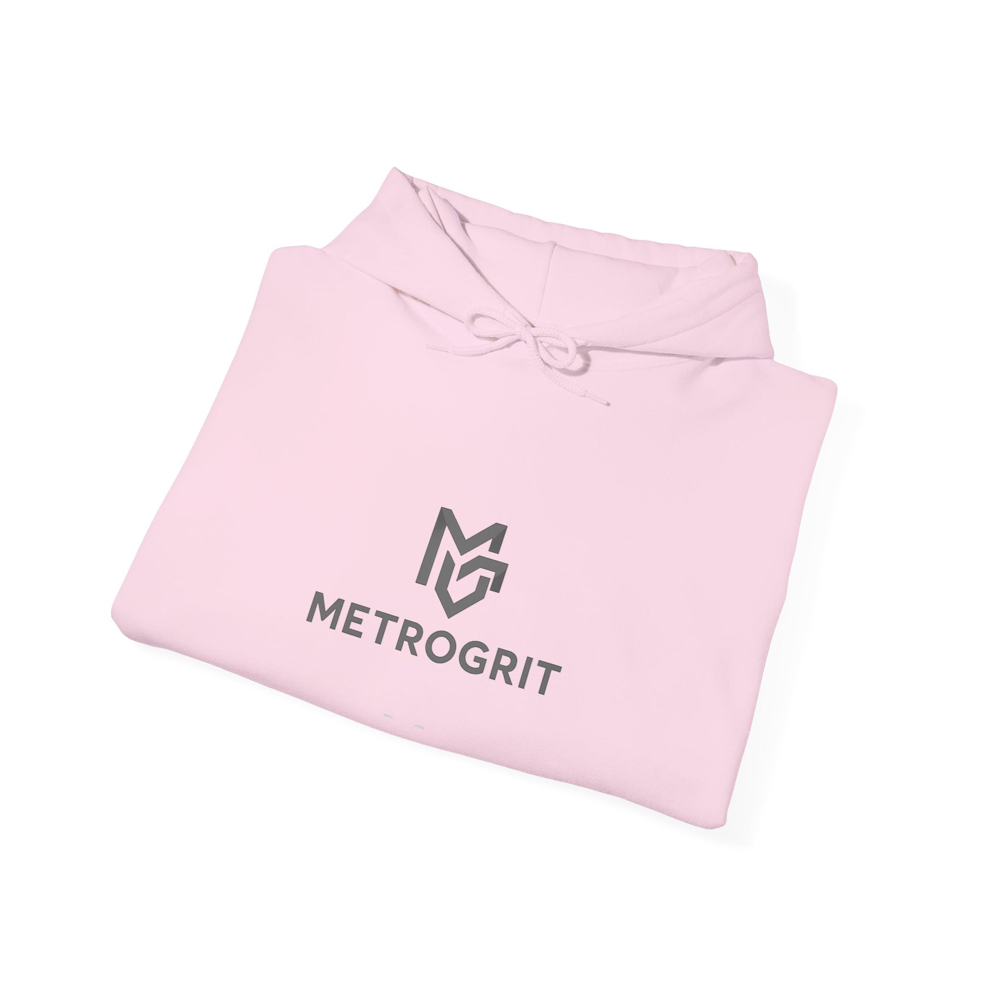 MetroGrit Logo Hoodie | Minimal Brand Logo Pullover - MetroGrit