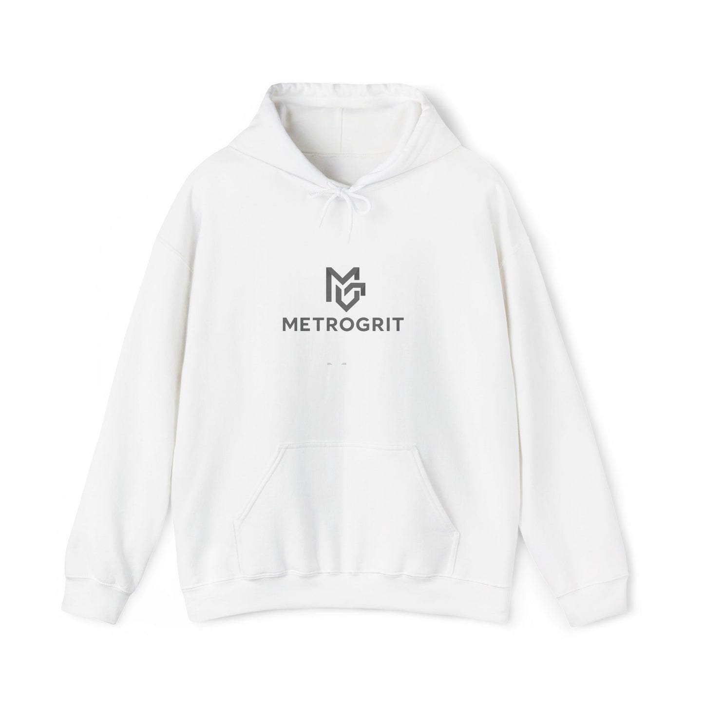 MetroGrit Logo Hoodie | Minimal Brand Logo Pullover