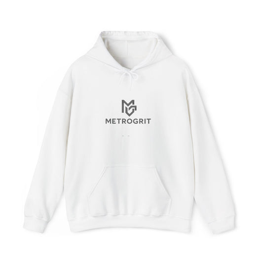 MetroGrit Logo Hoodie | Minimal Brand Logo Pullover