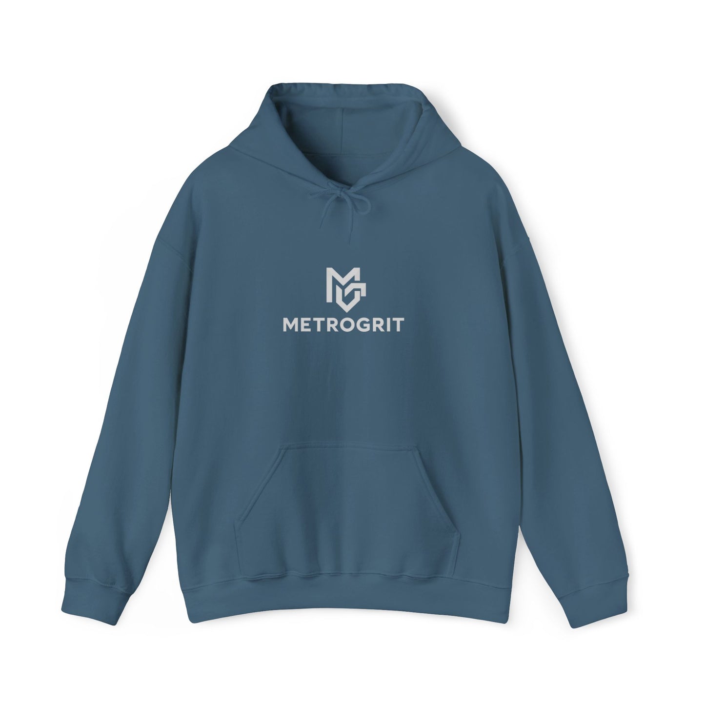 MetroGrit Logo Hoodie | Minimal Brand Logo Pullover