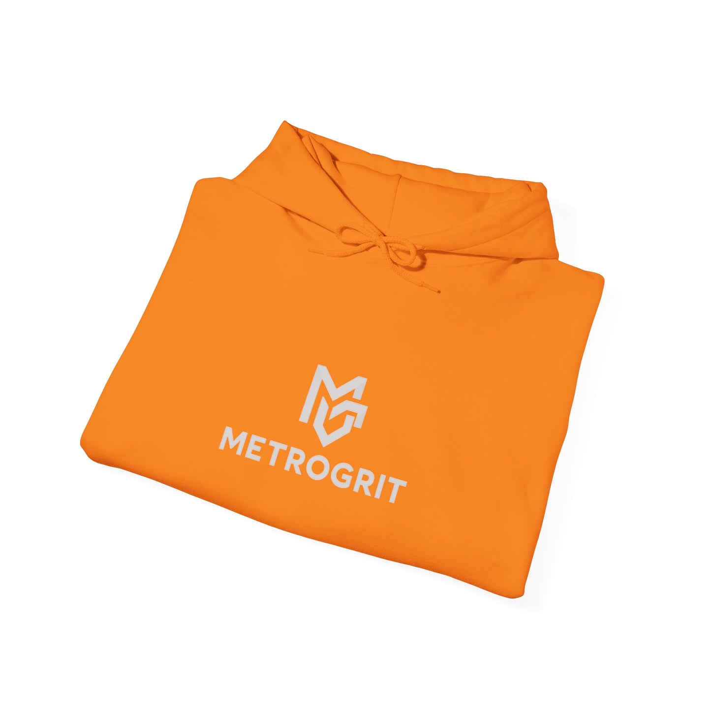 MetroGrit Logo Hoodie | Minimal Brand Logo Pullover