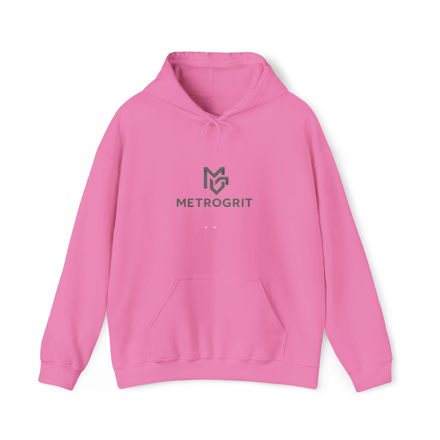 MetroGrit Logo Hoodie | Minimal Brand Logo Pullover - MetroGrit