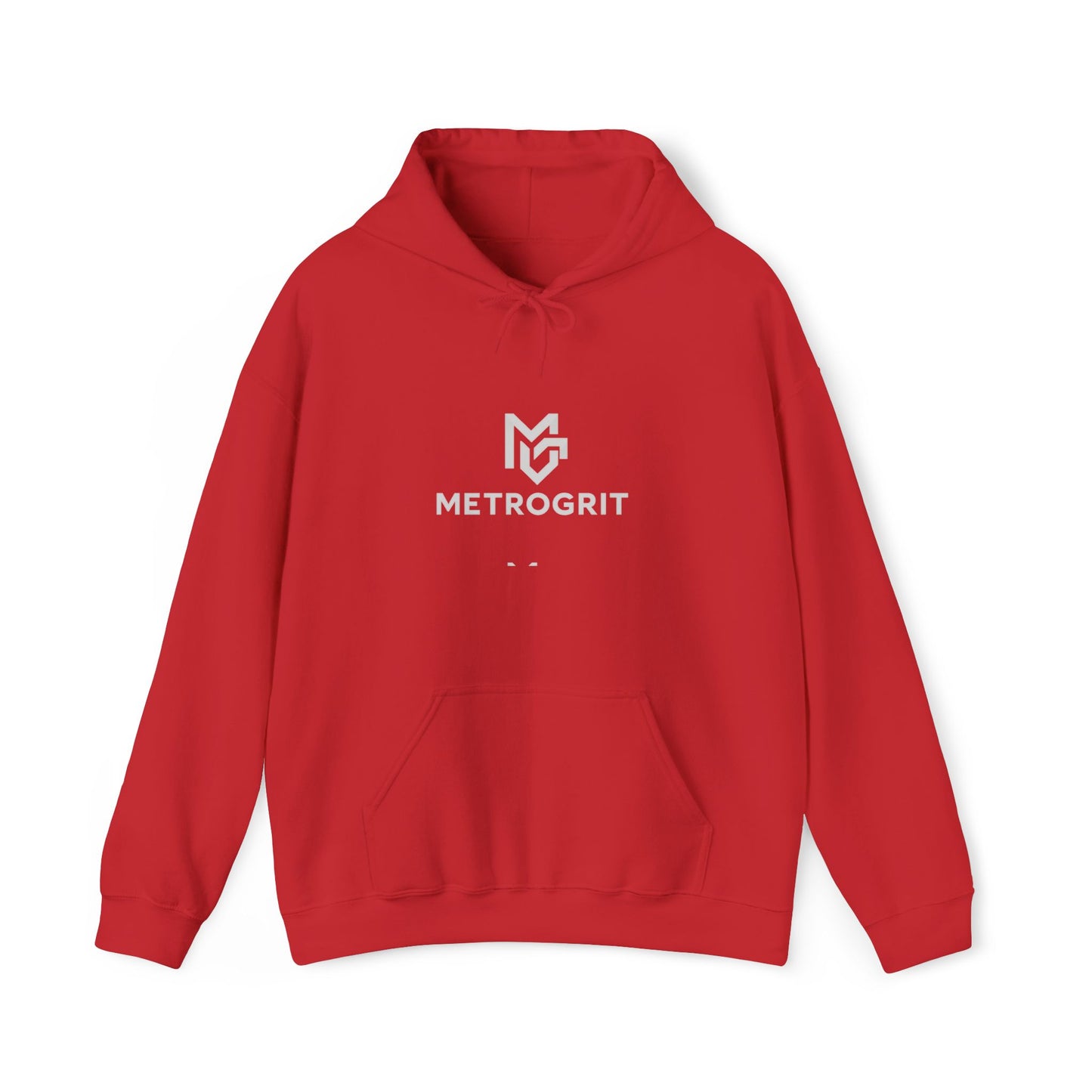 MetroGrit Logo Hoodie | Minimal Brand Logo Pullover
