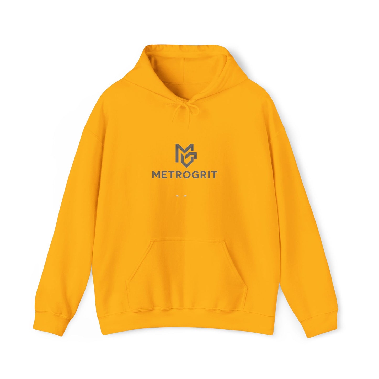 MetroGrit Logo Hoodie | Minimal Brand Logo Pullover - MetroGrit
