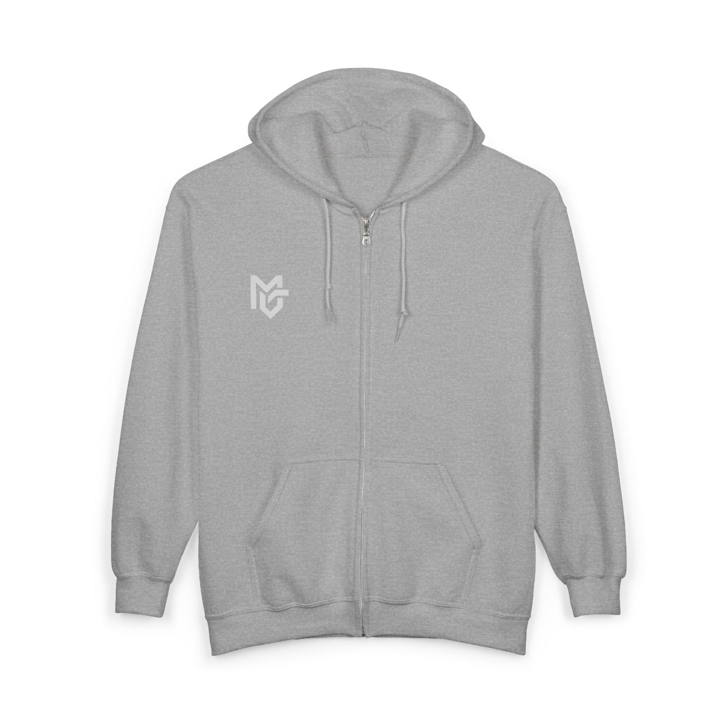 MetroGrit Full - Zip Hoodie — Logo Zip - Up Sweatshirt - MetroGrit
