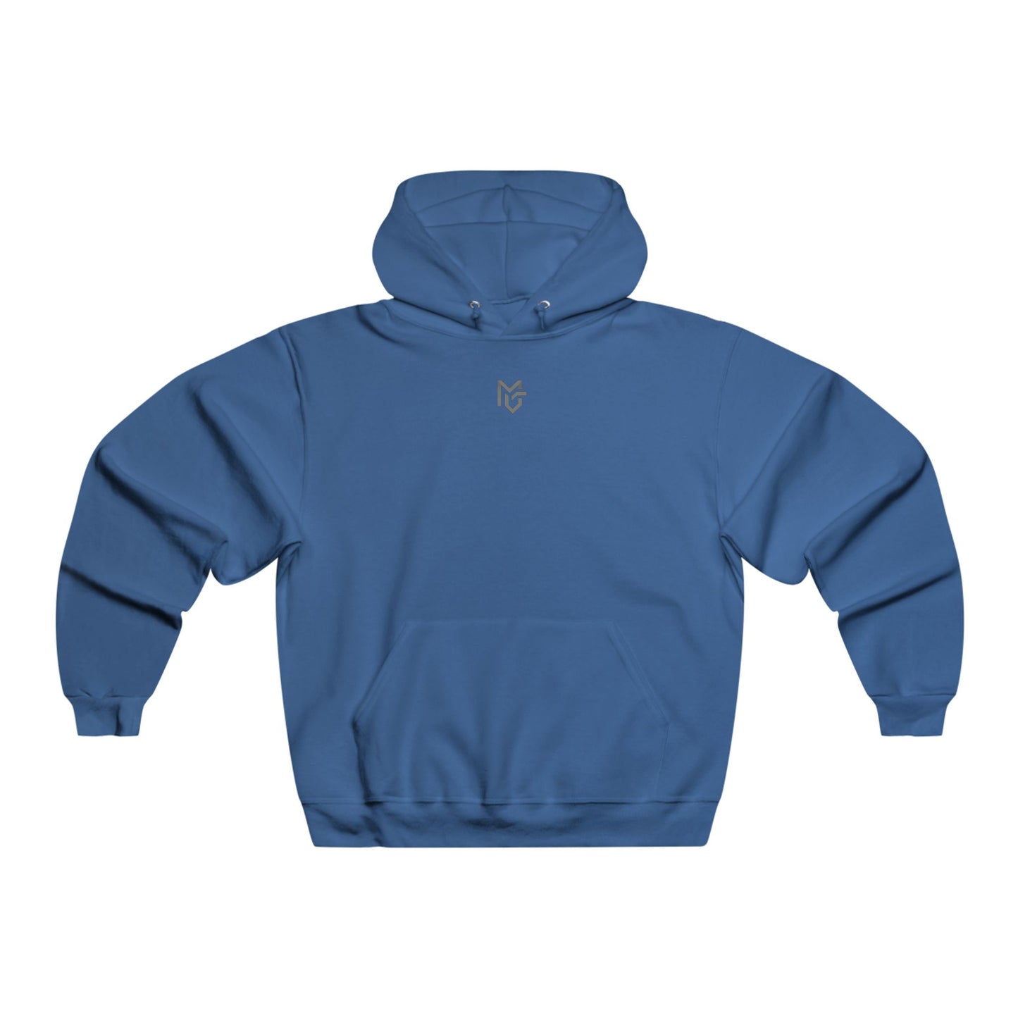 Minimal Grey Hoodie – Subtle Chest Logo Pullover - MetroGrit